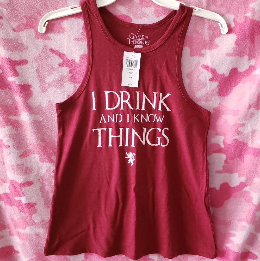 NWT Game of Thrones small tank top